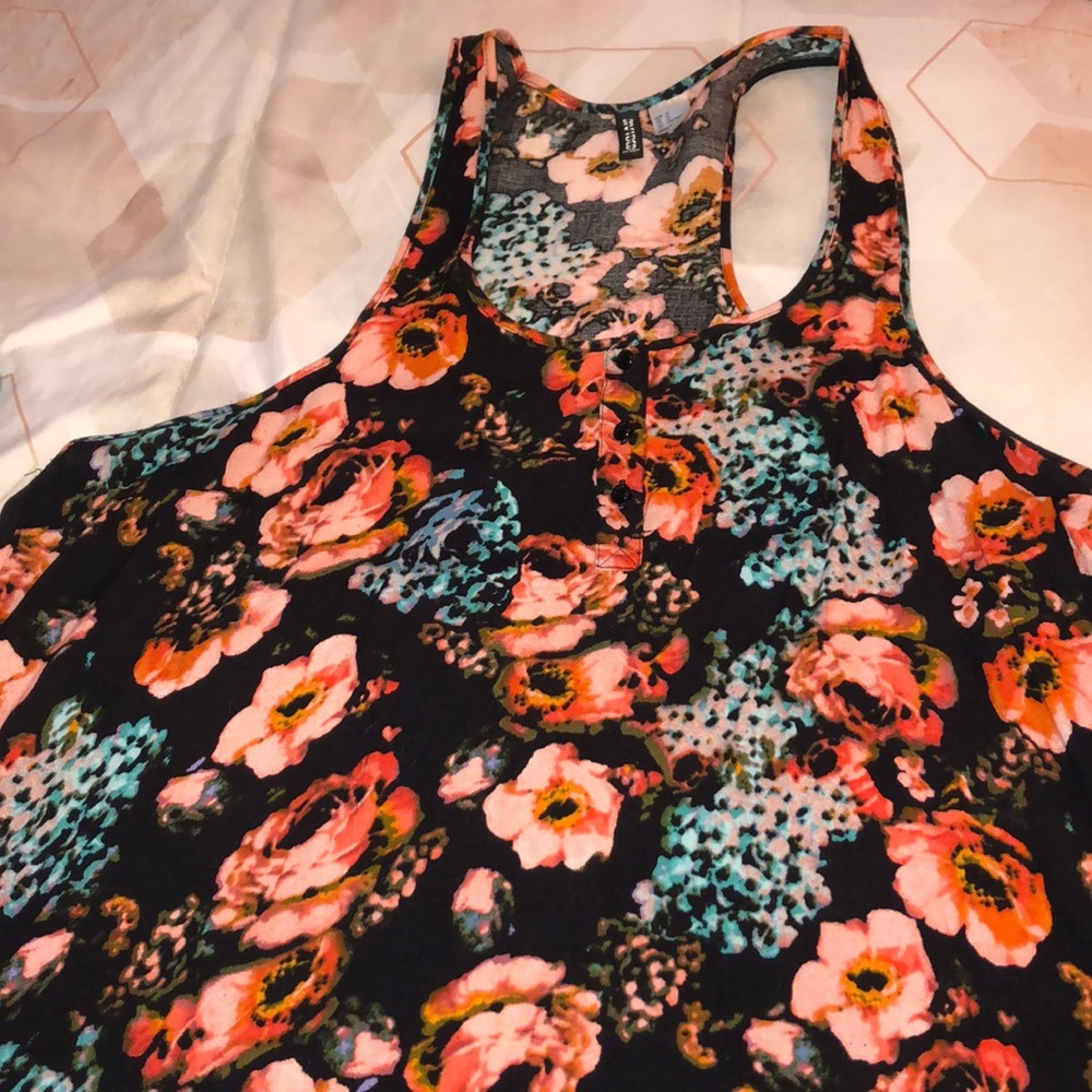 Floral Print Tank Top
